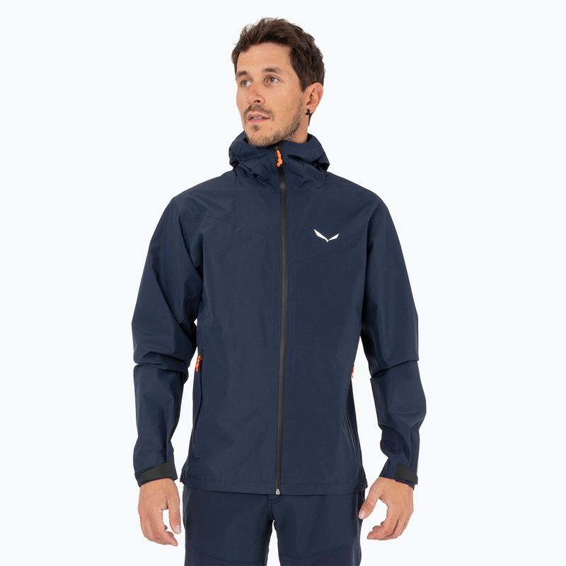 Чоловіча дощова куртка Salewa Puez Aqua 4 PTX 2.5L navy blazer/0910