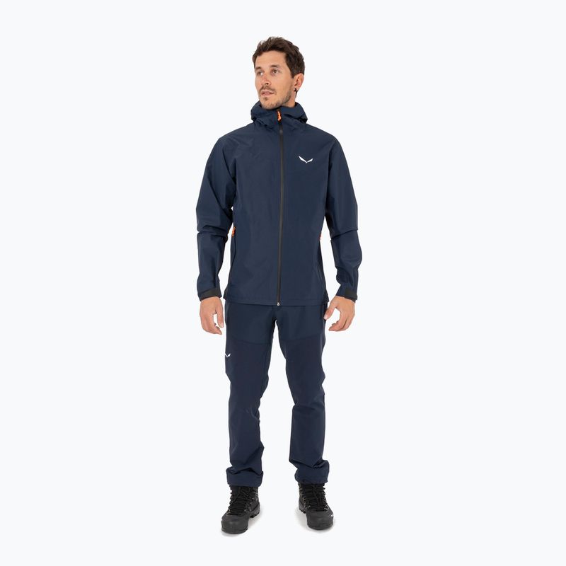 Куртка дощовик чоловіча Salewa Puez Aqua 4 PTX 2.5L navy blazer/0910 2
