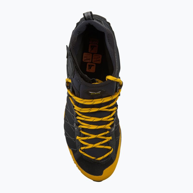 Черевики трекінгові чоловічі Salewa Ortles Light Mid PTX gold/black 5