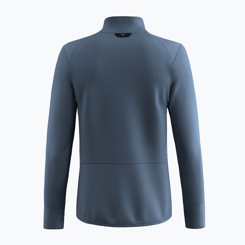 Чоловічий трекінговий світшот Salewa Puez Waffle Hyb PL HD java blue 9