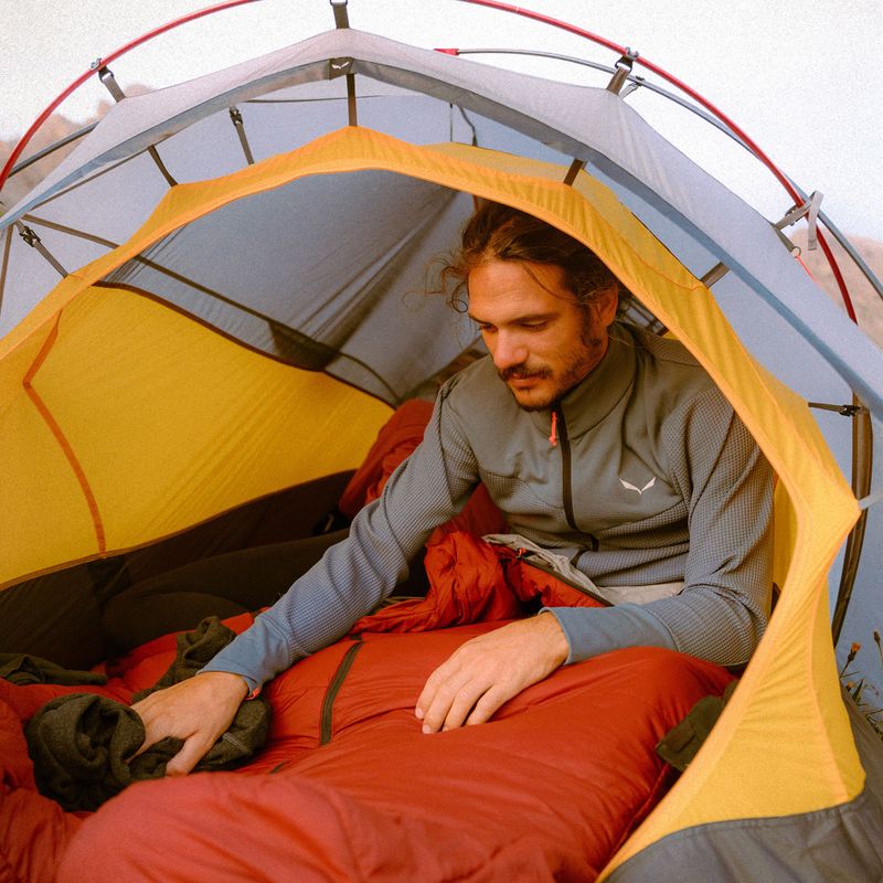 Чоловічий трекінговий світшот Salewa Puez Waffle Hyb PL HD java blue 10