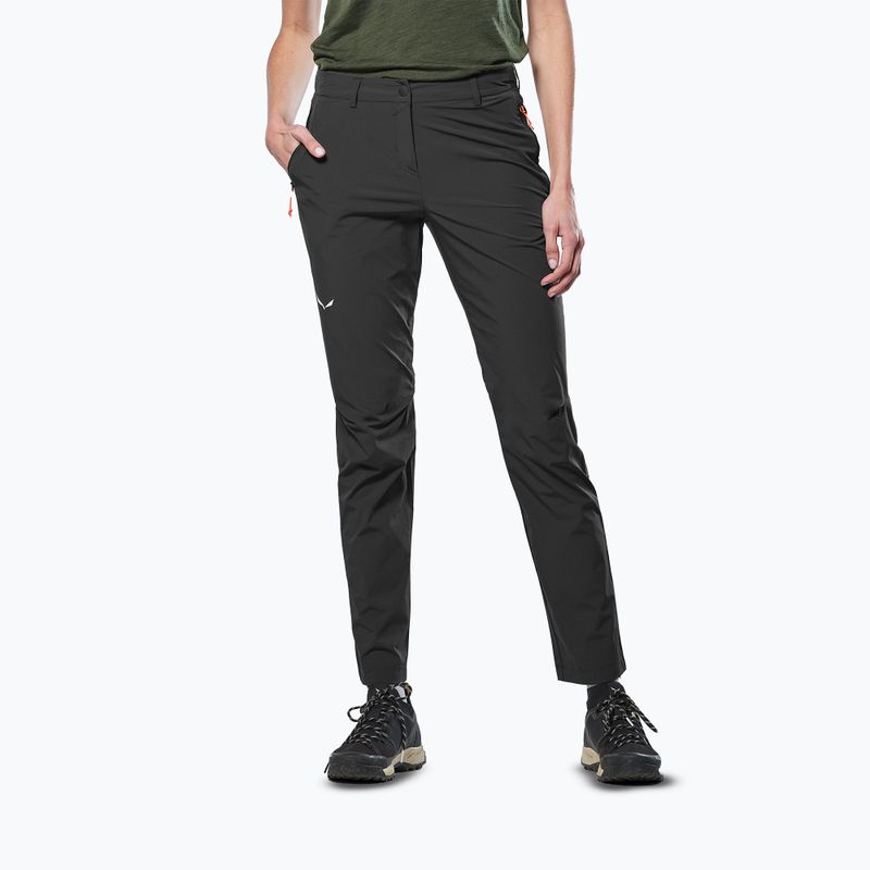 Жіночі трекінгові штани Salewa Puez Talvena Dst black out