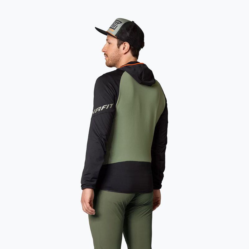 Чоловічий трекінговий світшот DYNAFIT Transalper Light Polartec Hoody black out sage trekking sweatshirt 3