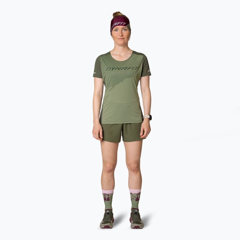 Футболка для бігу жіноча DYNAFIT Alpine 2 Tee sage 2
