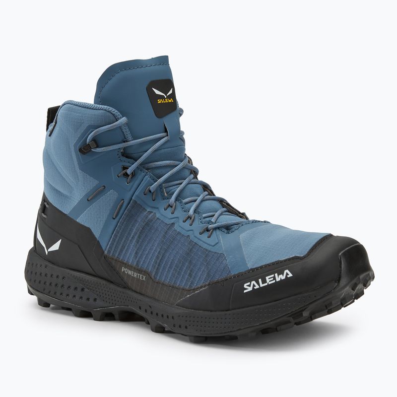 Черевики трекінгові чоловічі Salewa Pedroc Pro Mid Ptx java blue/black