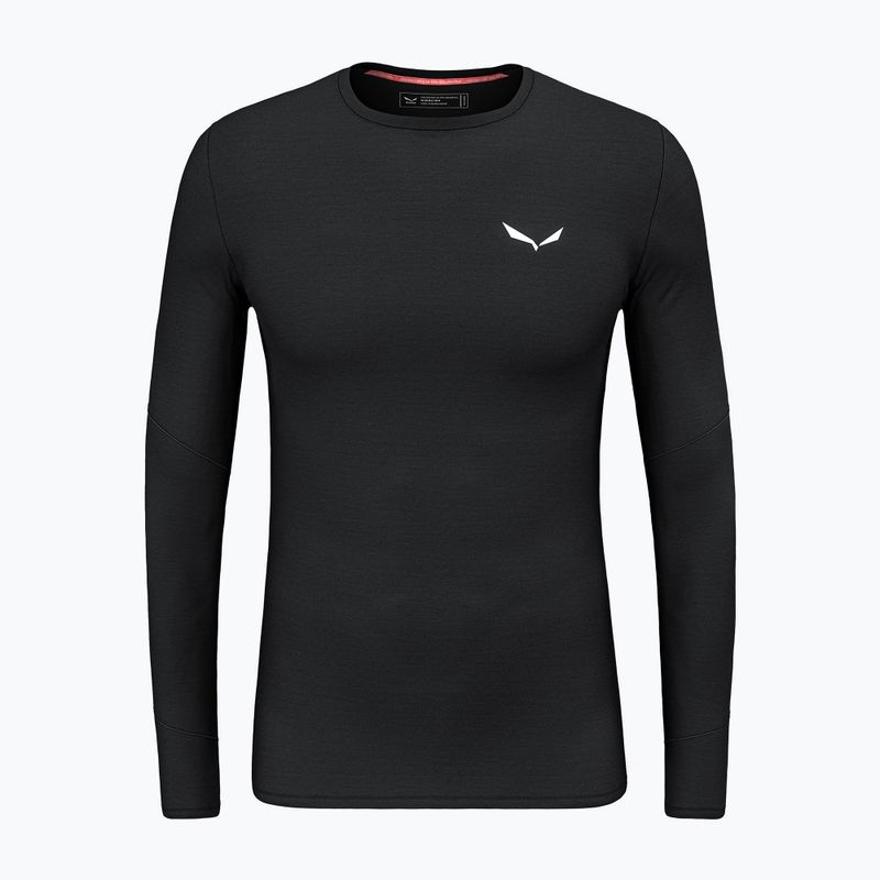 Лонгслів термічний чоловічий Salewa Cristallo Warm Amr black out