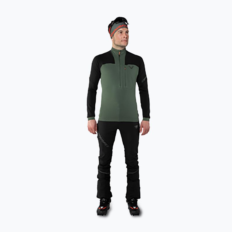 Чоловічий світшот DYNAFIT Speed Polartec 1/2 Zip чорний/чебрець 2