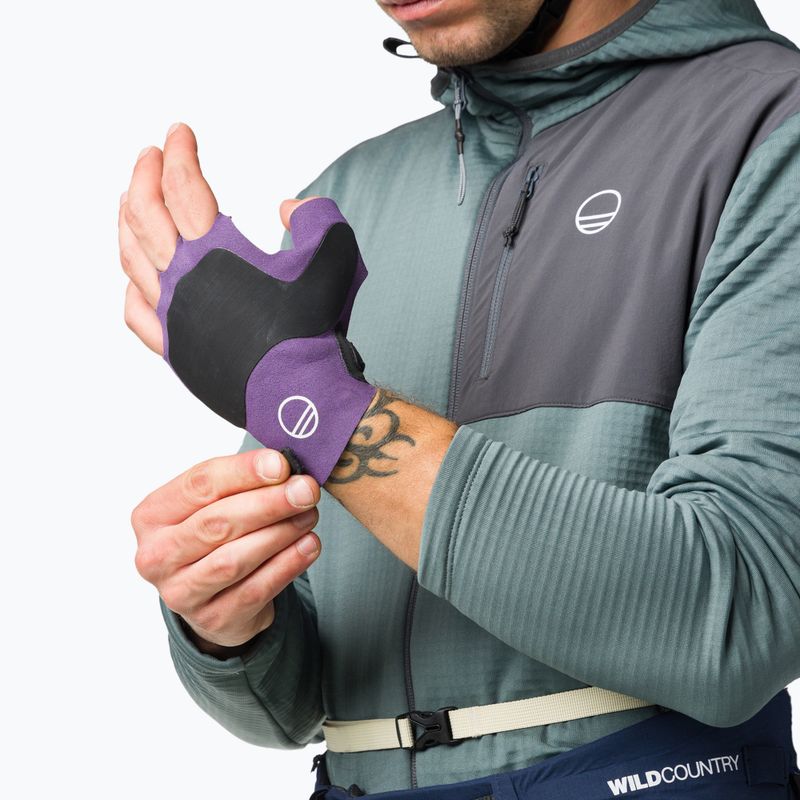 Рукавички для скелелазіння Wild Country Crack parachute purple 2