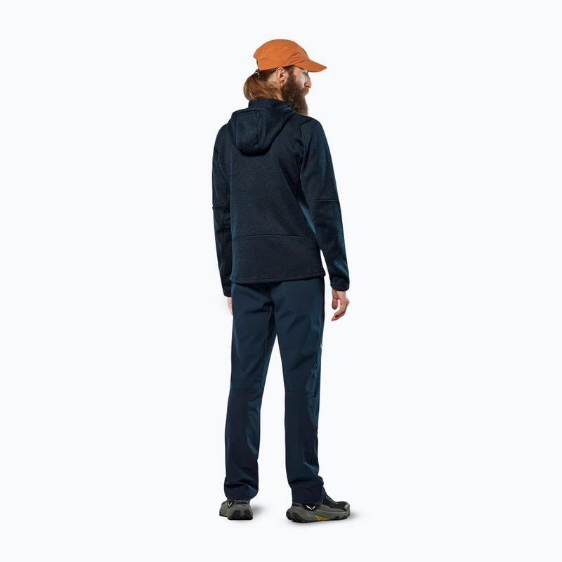 Кофта трекінгова чоловіча Salewa Puez Rocca Polarlite Hood navy blazer 3