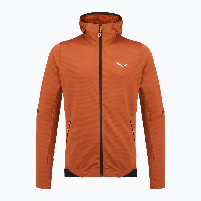 Чоловічий трекінговий світшот Salewa Pedroc PL Hooded bombay brown Salewa Pedroc PL