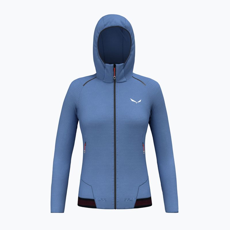 Кофта трекінгова жіноча Salewa Pedroc PL Hooded morning blue 5