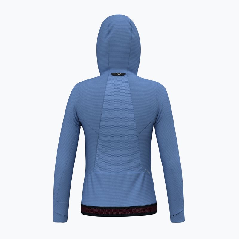 Кофта трекінгова жіноча Salewa Pedroc PL Hooded morning blue 6