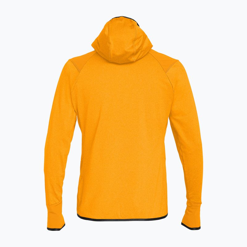 Чоловіча трекінгова толстовка Salewa Agner Hybrid PL/DST FZ Hoody turmeric melange/0910 2