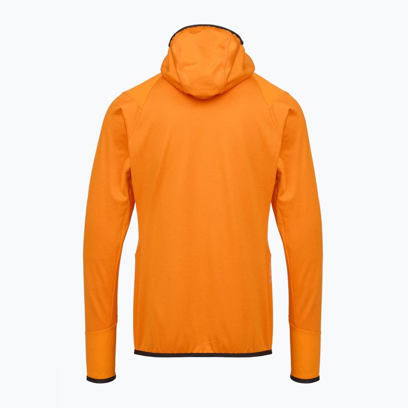 Кофта трекінгова чоловіча Salewa Agner Hybrid PL/DST FZ Hoody turmeric melange/0910 2