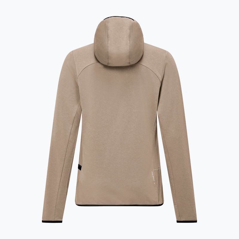 Жіночий трекінговий світшот Salewa Agner Hemp 2 Hooded quicksand з капюшоном 8