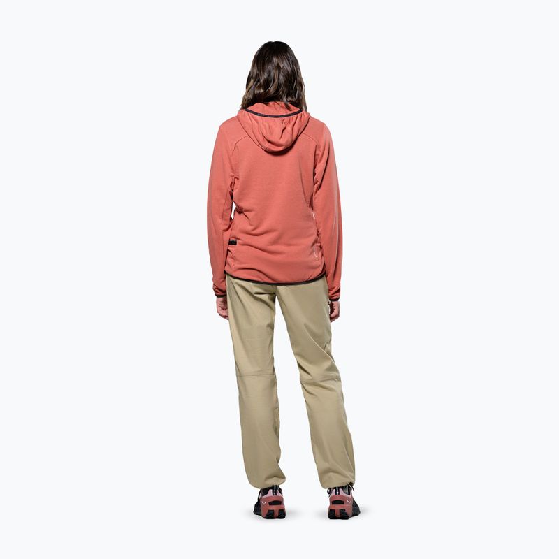 Жіночий трекінговий світшот Salewa Agner Hemp 2 Hooded etruscan red 3