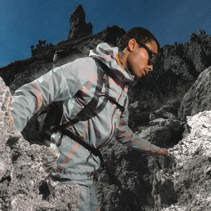 Чоловіча водонепроникна куртка Salewa Nxt Ptx 3L alloy 9