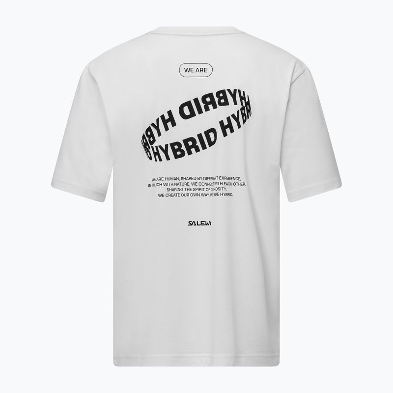 Чоловіча футболка Salewa Eagle Hybrid Loose оптична біла 2