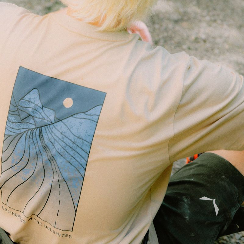 Чоловіча футболка Salewa Eagle Sunset Loose з вільним кроєм для сипучих пісків 3