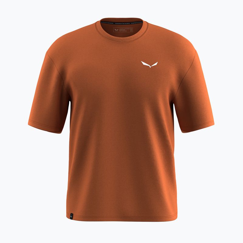 Чоловіча футболка Salewa Eagle Sunset Loose бомбейська коричнева