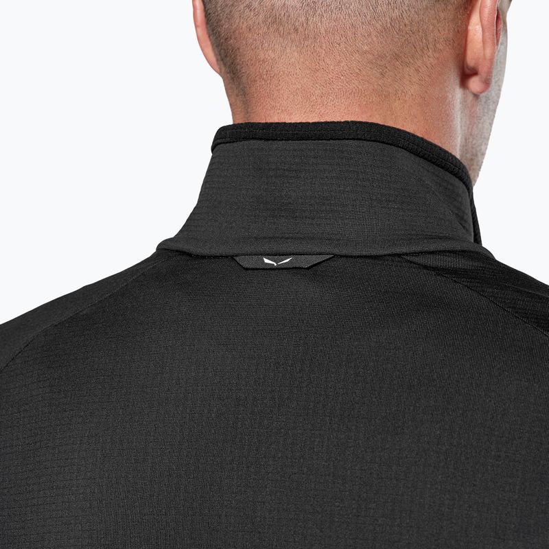 Кофта трекінгова чоловіча Salewa Puez Cammio Polarlite Half Zip Black Out 5