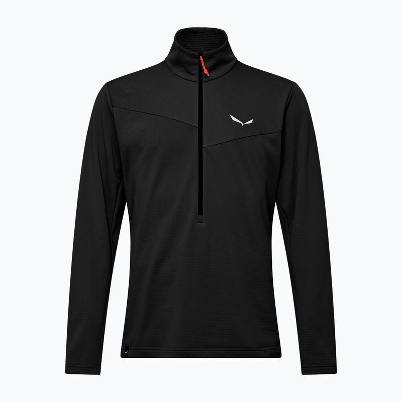 Кофта трекінгова чоловіча Salewa Puez Cammio Polarlite Half Zip Black Out 6