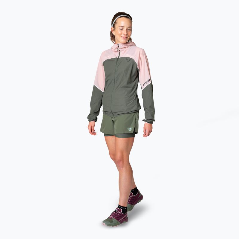 Куртка для бігу жіноча DYNAFIT Alpine Wind pale rose 2