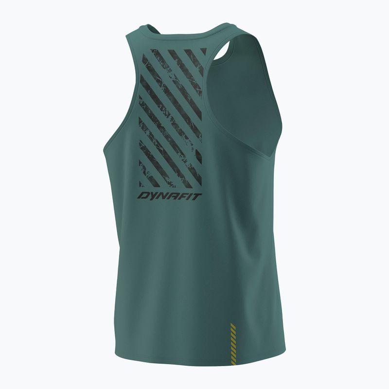 Футболка для бігу чоловіча DYNAFIT Trail Tank atlantic 2