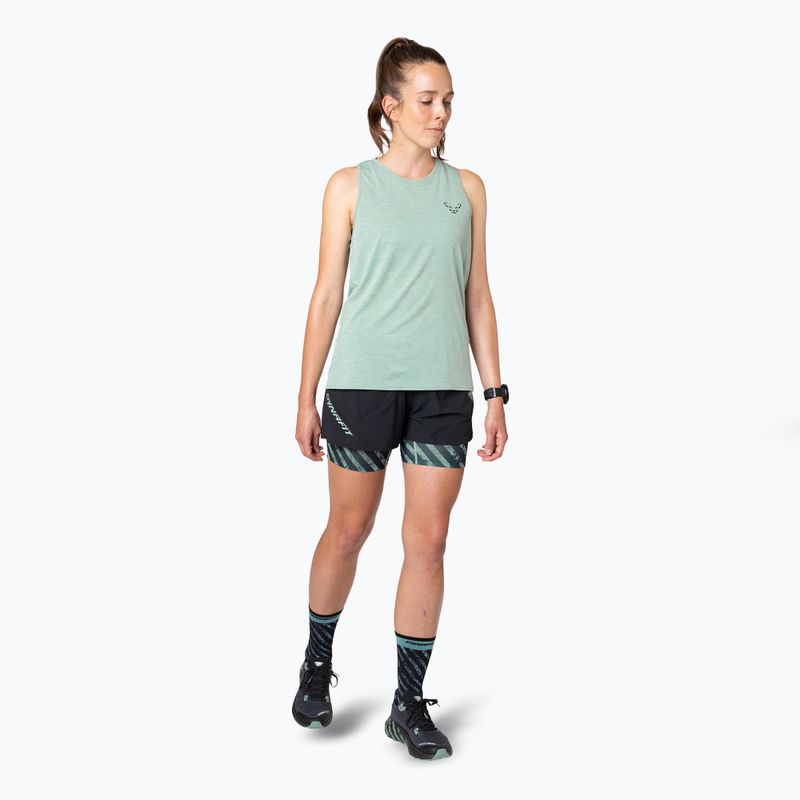 Футболка для бігу жіноча DYNAFIT Trail Tank jadelite 2