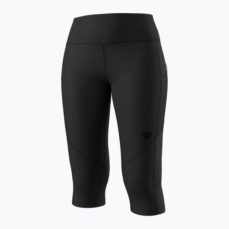 Легінси для бігу жіночі DYNAFIT Alpine 3/4 black out