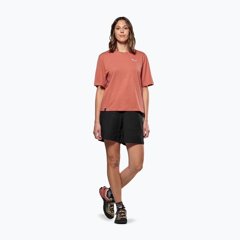 Жіноча футболка Salewa Eagle Sunset Loose етруська червона 2