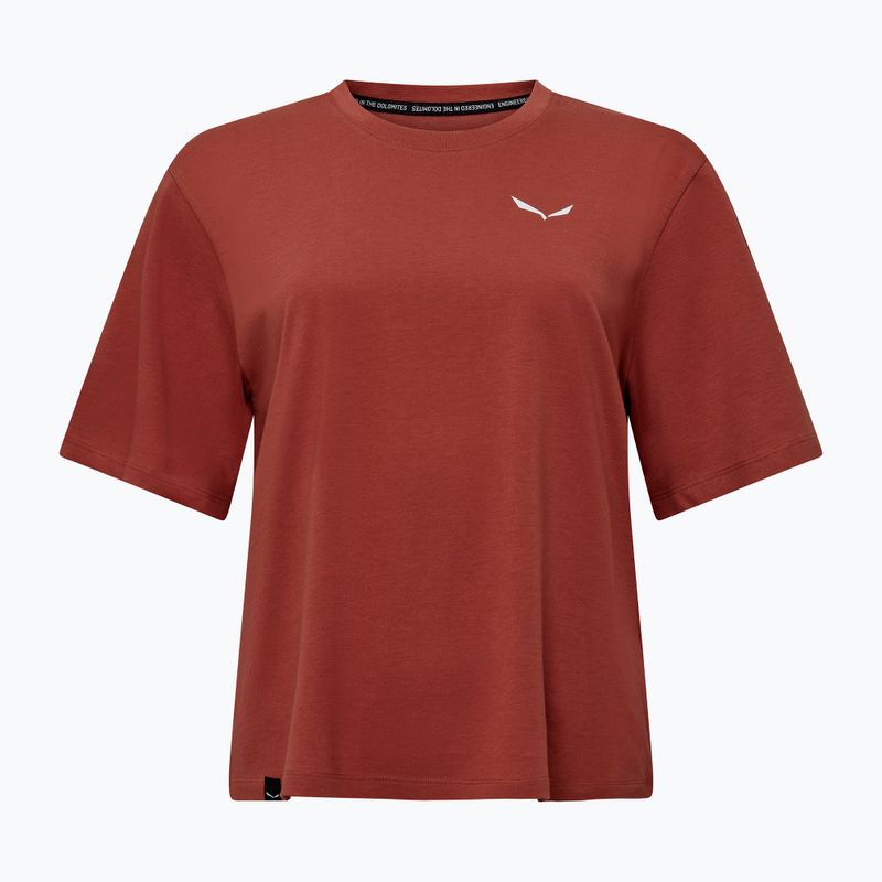 Жіноча футболка Salewa Eagle Sunset Loose етруська червона 5