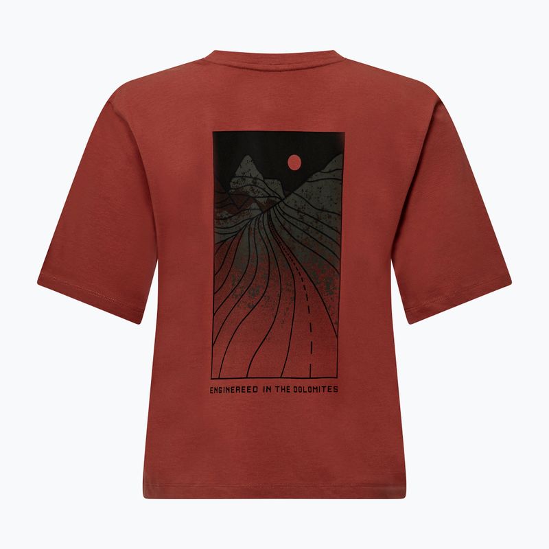 Жіноча футболка Salewa Eagle Sunset Loose етруська червона 6