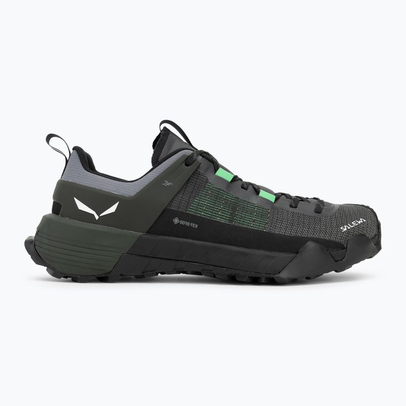 Чоловічі кросівки Salewa Wildfire Nxt GTX онікс / ірландський зелений 2