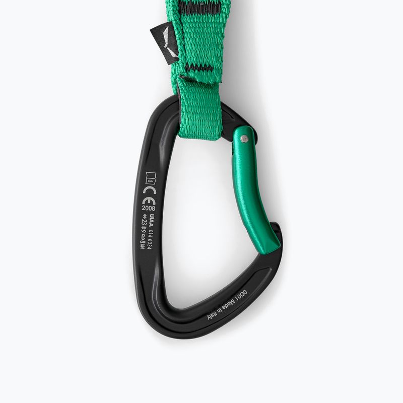 Відтяжка для скелелазіння Salewa Ortles Str/Bnt 170 Qd black/irish green 4