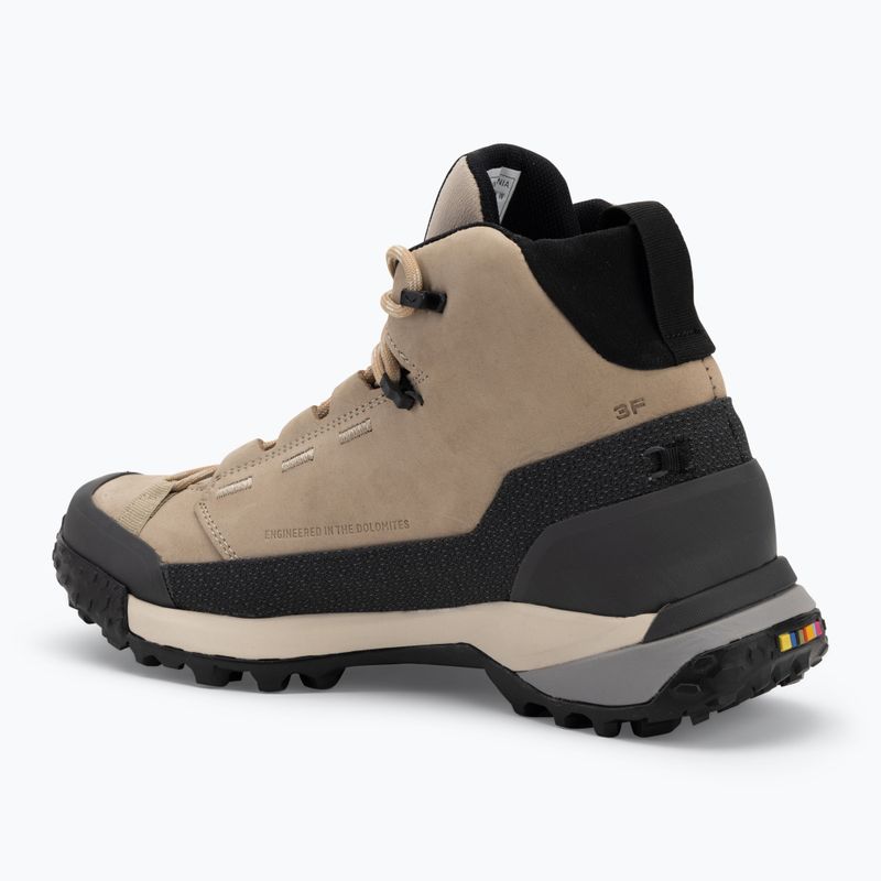 Жіночі трекінгові черевики Salewa Puez Leather Mid Ptx quicksand / онікс 3