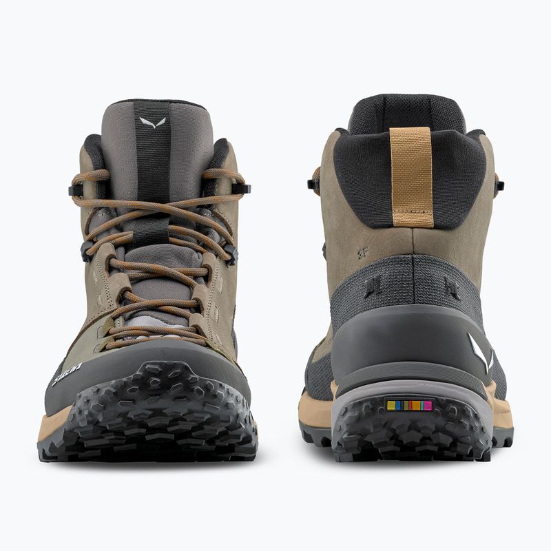 Жіночі трекінгові черевики Salewa Puez Leather Mid Ptx bungee cord / онікс 4