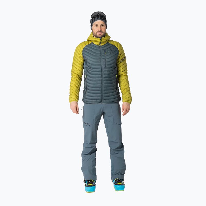 Чоловічий пуховик DYNAFIT Radical Down RDS Hooded golden lime 2