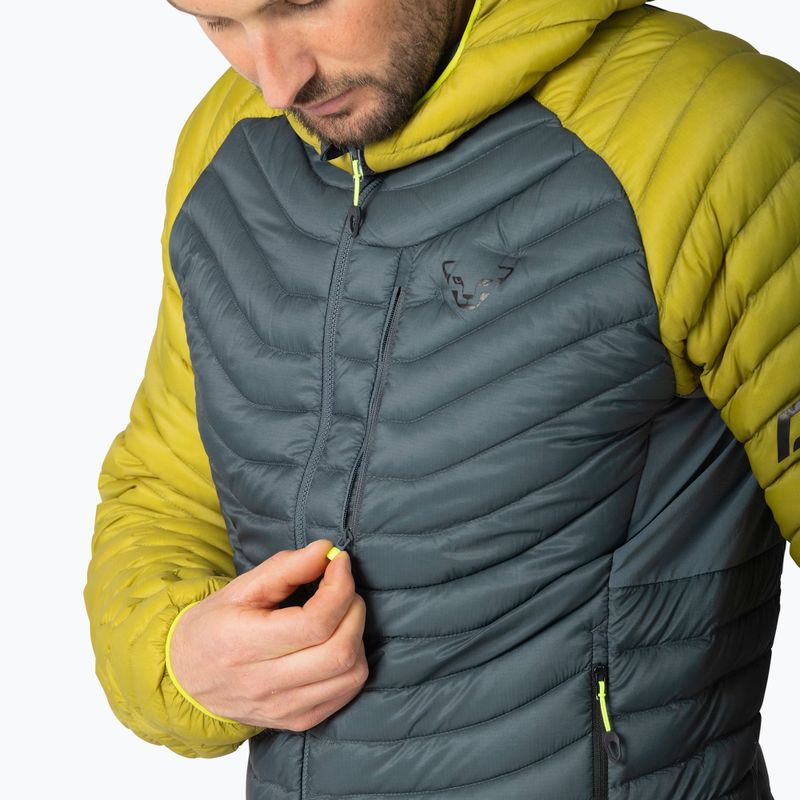 Чоловічий пуховик DYNAFIT Radical Down RDS Hooded golden lime 5