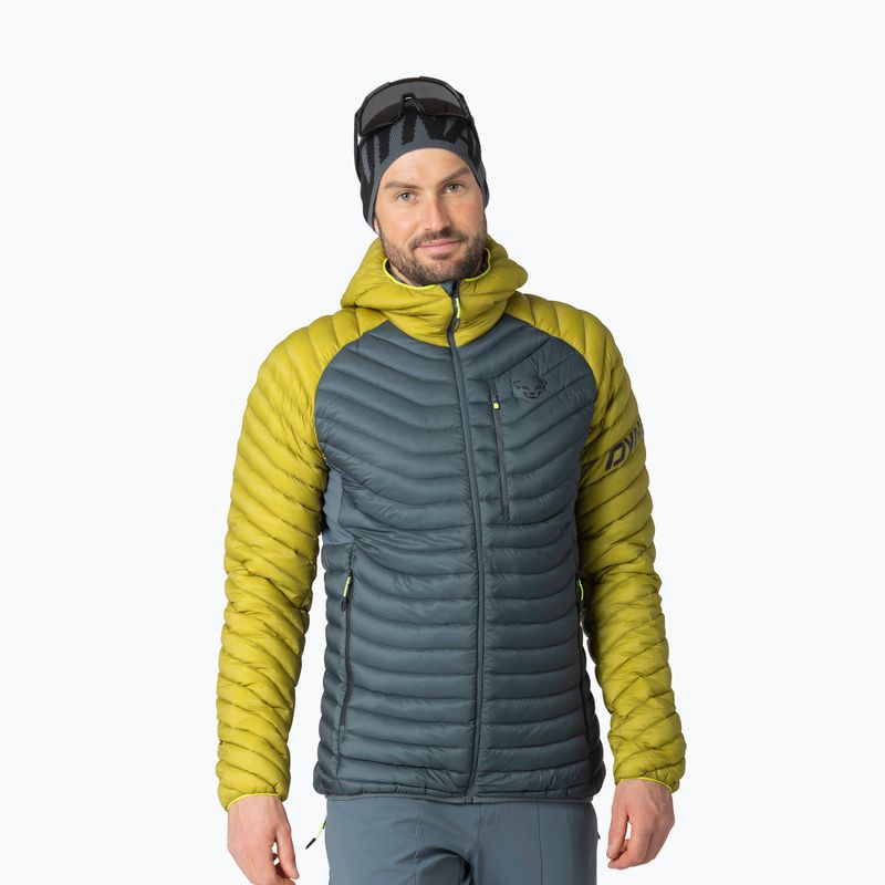 Чоловічий пуховик DYNAFIT Radical Down Hooded golden lime/0720