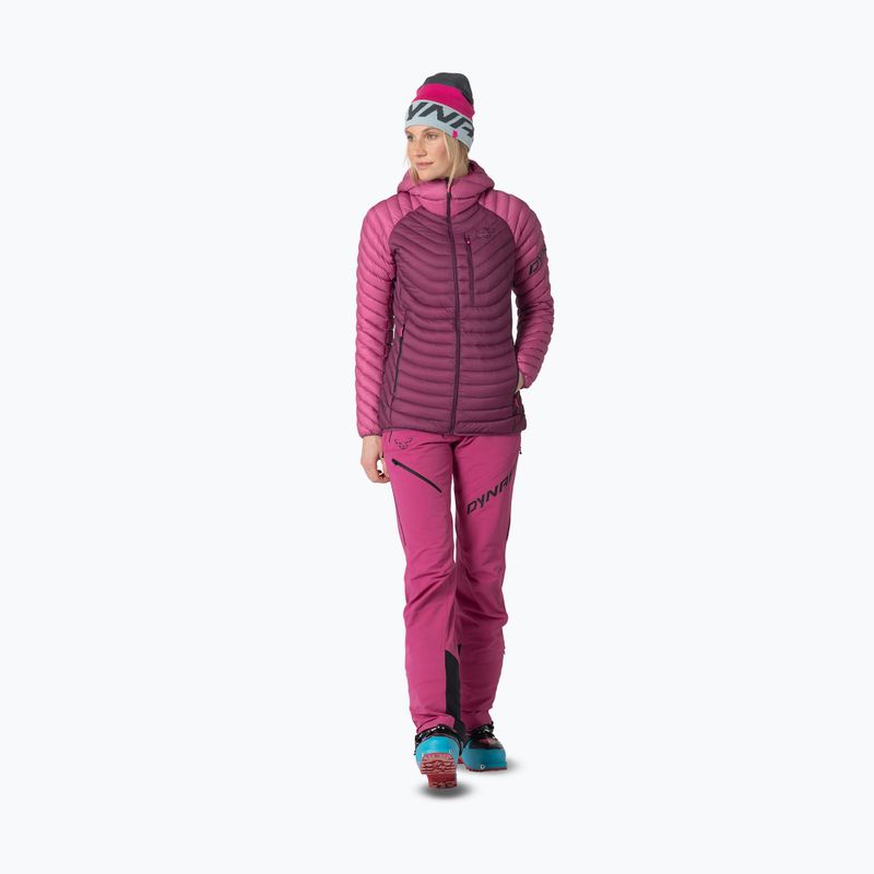 Пуховик жіночий DYNAFIT Radical Down Hooded magenta/6a70 2