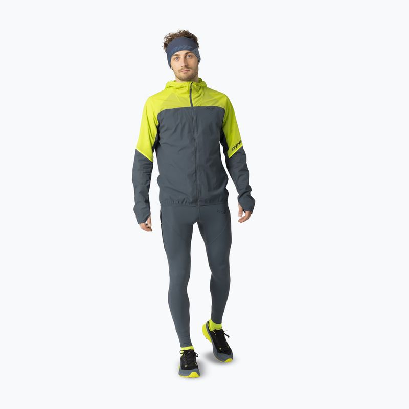 Куртка для бігу чоловіча DYNAFIT Alpine Wind ultra yellow 2