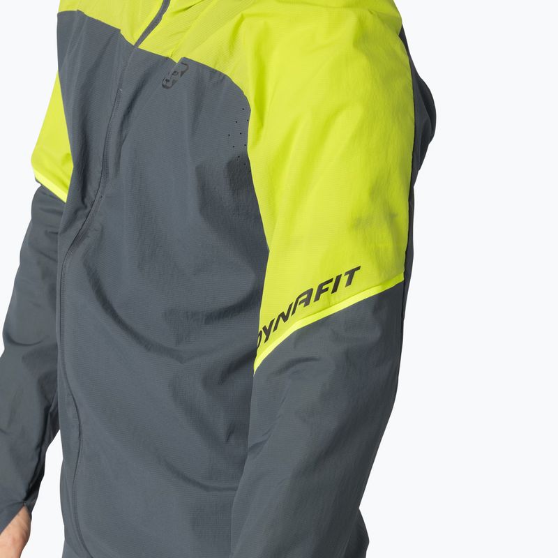 Куртка для бігу чоловіча DYNAFIT Alpine Wind ultra yellow 5