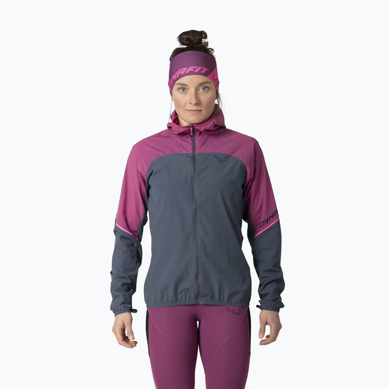 Куртка для бігу жіноча DYNAFIT Alpine Wind magenta
