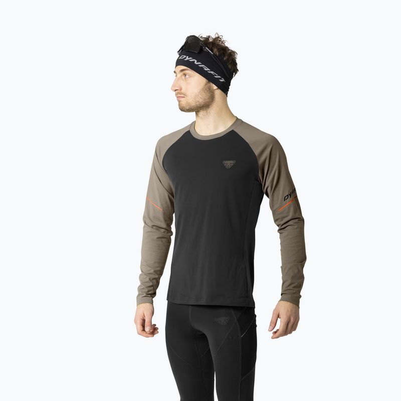 Лонгслів для бігу чоловічий DYNAFIT Alpine Pro fallen rock/0936