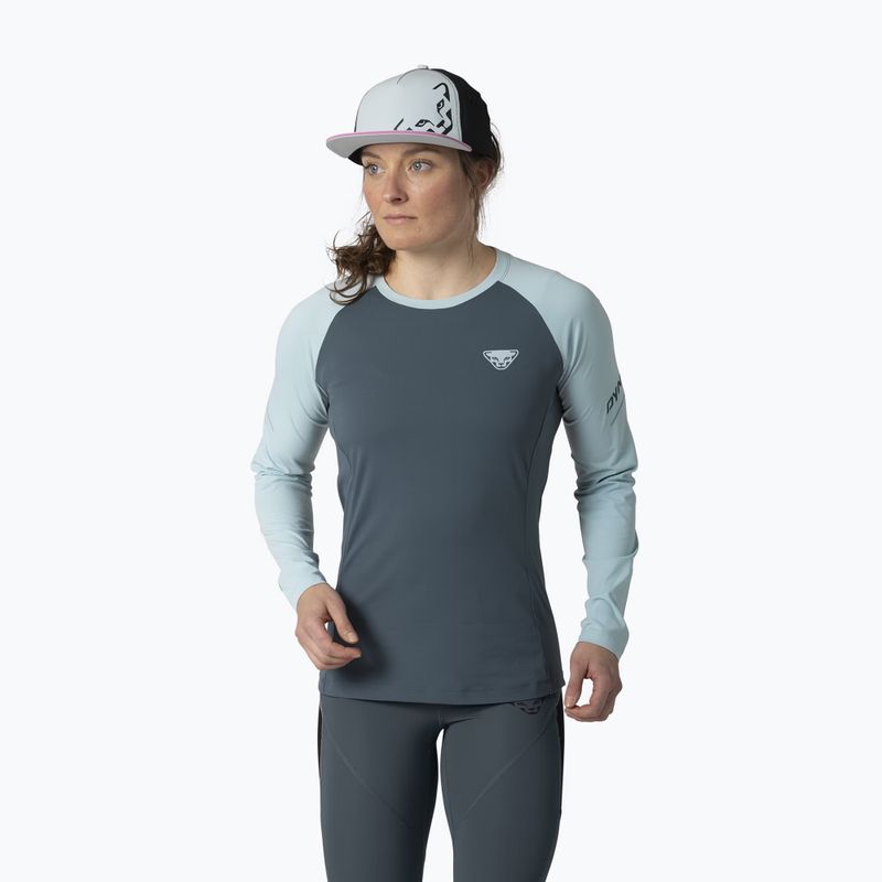 Лонгслів для бігу жіночий DYNAFIT Alpine Pro cloud blue/0720