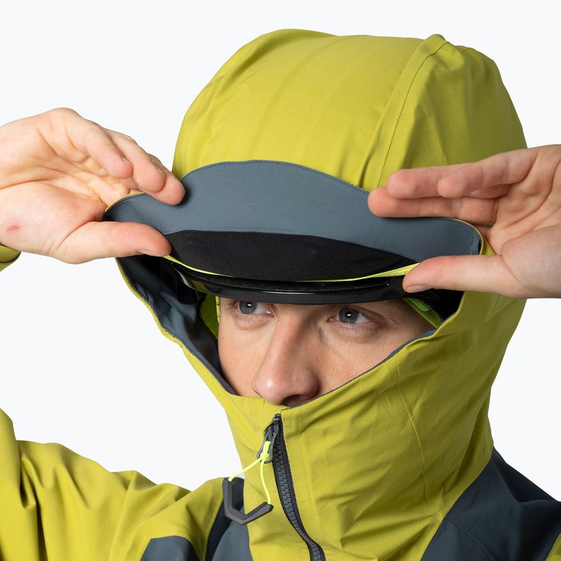 Куртка гірська чоловіча DYNAFIT Blacklight 3L golden lime 5