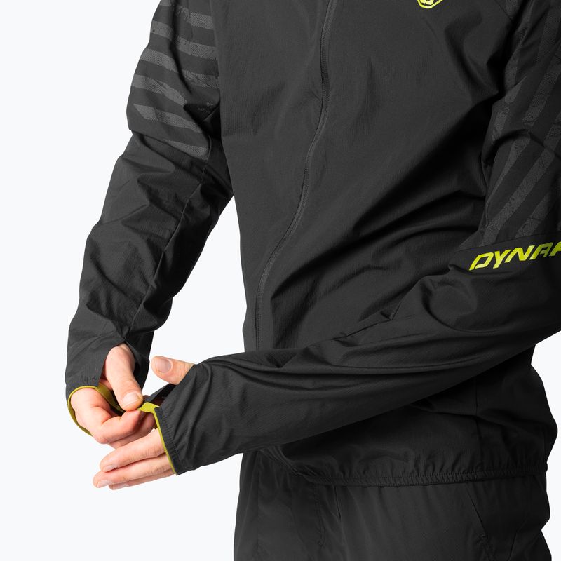 Куртка для бігу чоловіча DYNAFIT Trail Reflective Wind black out/5A30 6