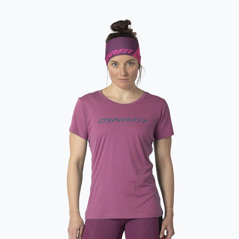 Жіноча трекінгова футболка DYNAFIT Traverse 2 magenta