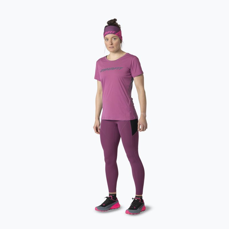 Жіноча трекінгова футболка DYNAFIT Traverse 2 magenta 2